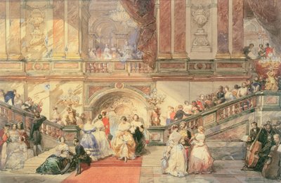 A Ball at the Town Hall by Eugene Louis Lami